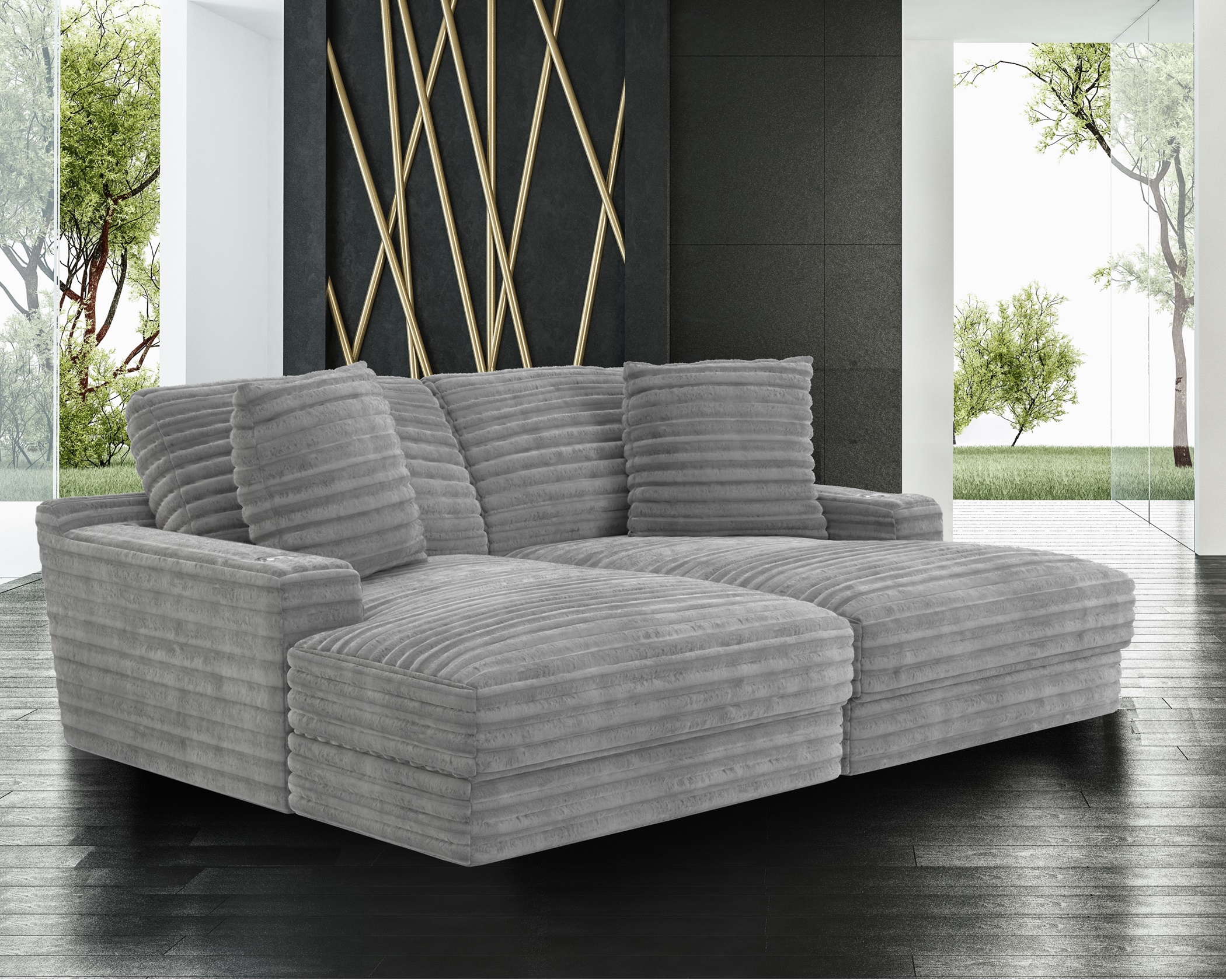 (image for) 3045 Oyster Double Lounge Chaise