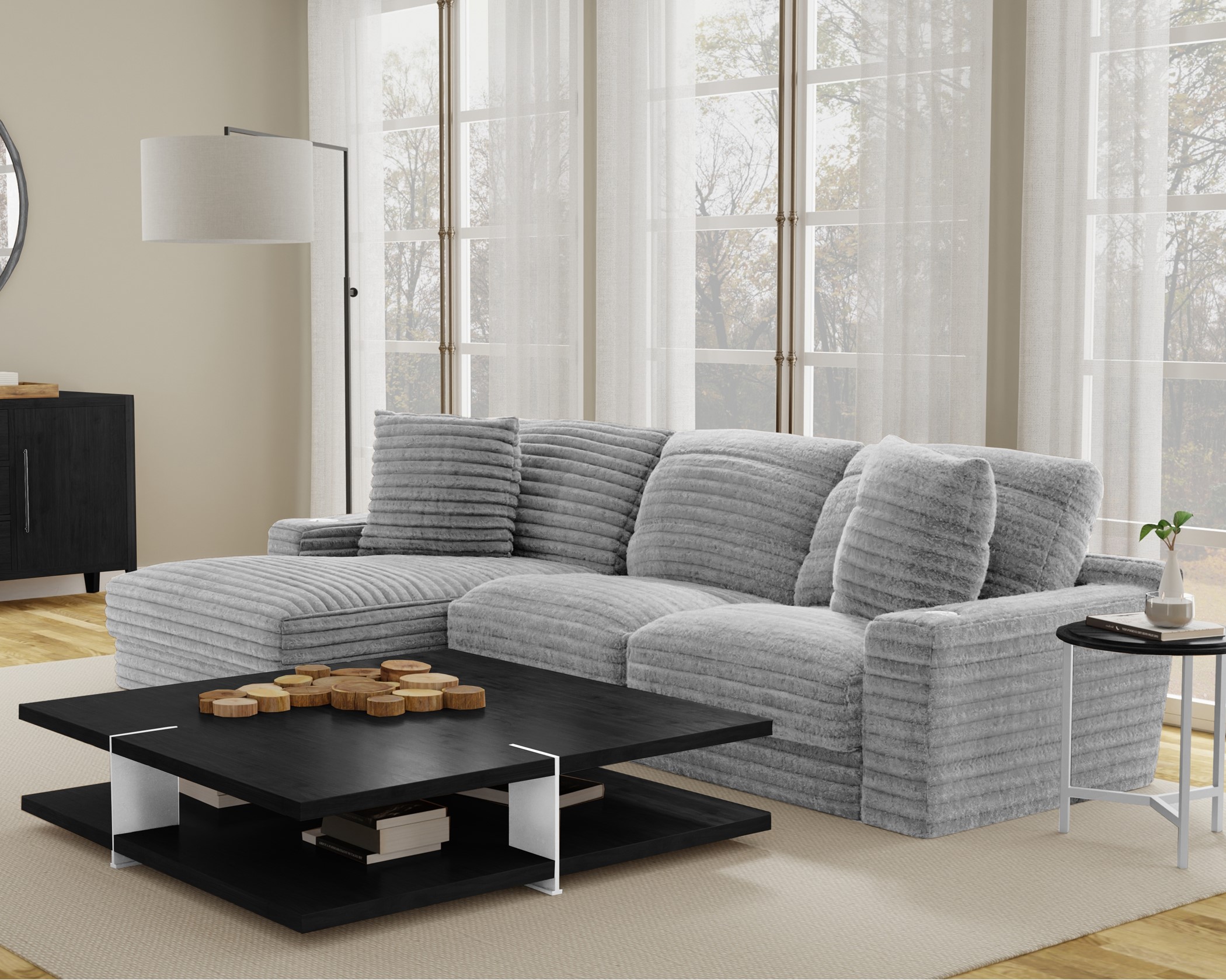 (image for) 3045 Oyster Sectional Rev